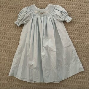 Sweet Angela Rosalina Smocked Dove Christmas Easter Dress Size 24m